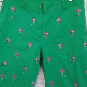 Lilly Pulitzer pink green golf pants size 10